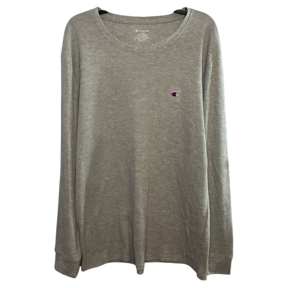 Champion Sleep Shirt Grey Thermal‎ Crewneck in Size XL  NWT Men’s - Picture 1 of 11